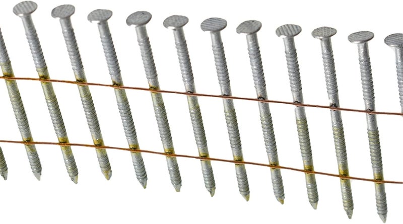 marddpair 15 Degree Coil Siding Nails 1-1/2-Inch x .092-Inch Collated Wire Coil Nails Full Roundhead Hot-dipped Galvanized 3600 Count - Image 3